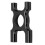 Bracci anteriori in alluminio per KRATON 1/8 6S Nero 4