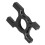 Bracci anteriori in alluminio per KRATON 1/8 6S Nero 6