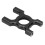Bracci anteriori in alluminio per KRATON 1/8 6S Nero 15