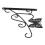 Supporto per piante appese nero 29x25x1,5 cm, 322 g 10