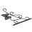 Supporto per piante appese nero 29x25x1,5 cm, 322 g 7
