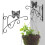Supporto per piante appese nero 29x25x1,5 cm, 322 g 16
