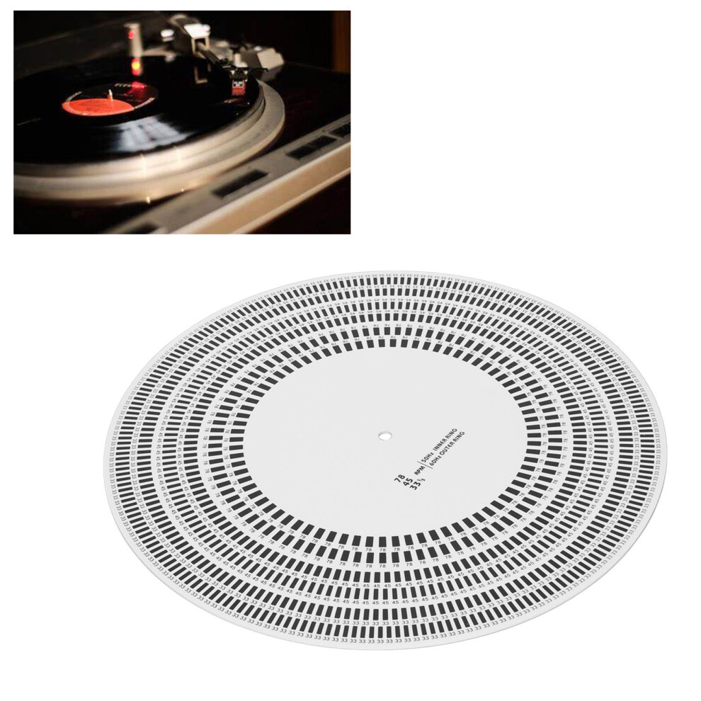Lp Stroboscope Disc Rotational Speed Detection Lp Vinyl Turntables Calibration Disc For Vinyl Record Player 4231322158759