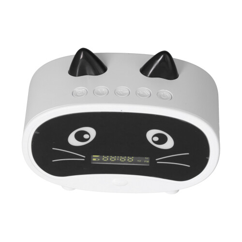 JM02 Mini haut-parleur dessin animé 1000mAh oreilles de chat blanches 2