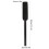 Microfono finto in plastica da scena 39 cm/15,4 in - Come mostrato 8