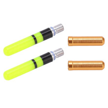 Oro 2 pezzi CR322 18 mAh Galleggianti leggeri per pesca notturna