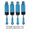 Blu MN 1/16 Ammortizzatore 66mm/60mm 39 g 4 pezzi 12