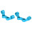 2 pezzi 9g blu TT02 1/10 44x13mm supporto braccio 14