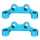 2 pezzi 9g blu TT02 1/10 44x13mm supporto braccio 4