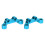 2 pezzi 9g blu TT02 1/10 44x13mm supporto braccio 6