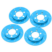Étrier de frein RC en aluminium bleu, 4 pièces, pour roue de 1,9 pouces