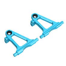 Bracci inferiori della sospensione anteriore per auto RC Tamiya TT02 1/10 in lega blu