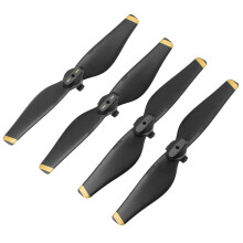 Set di 4 pale d'elica silenziose per DJI Spark, eliche di ricambio con bordo dorato