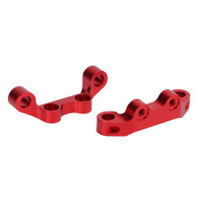 Supporto di sospensione in metallo RC per Tamiya TT02 auto RC 1/10 Componenti di aggiornamento Rosso Durevole