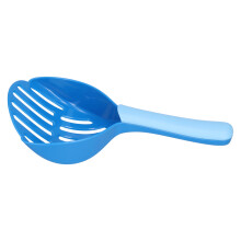 Paletta per cacche di gatto profonda 22,7x10,9 cm Blu scuro