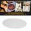 Cherche-centre rond en acrylique de 30 cm avec échelles transparentes 6