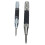 2 pezzi punzone di centraggio automatico 128/152mm 4/6mm Nero-Argento 15
