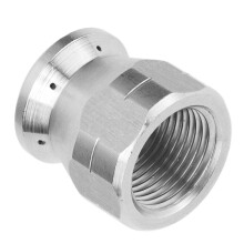 Ugello di pulizia per tubi G 3/8 in 0,5-1,2 mm argento 250 bar