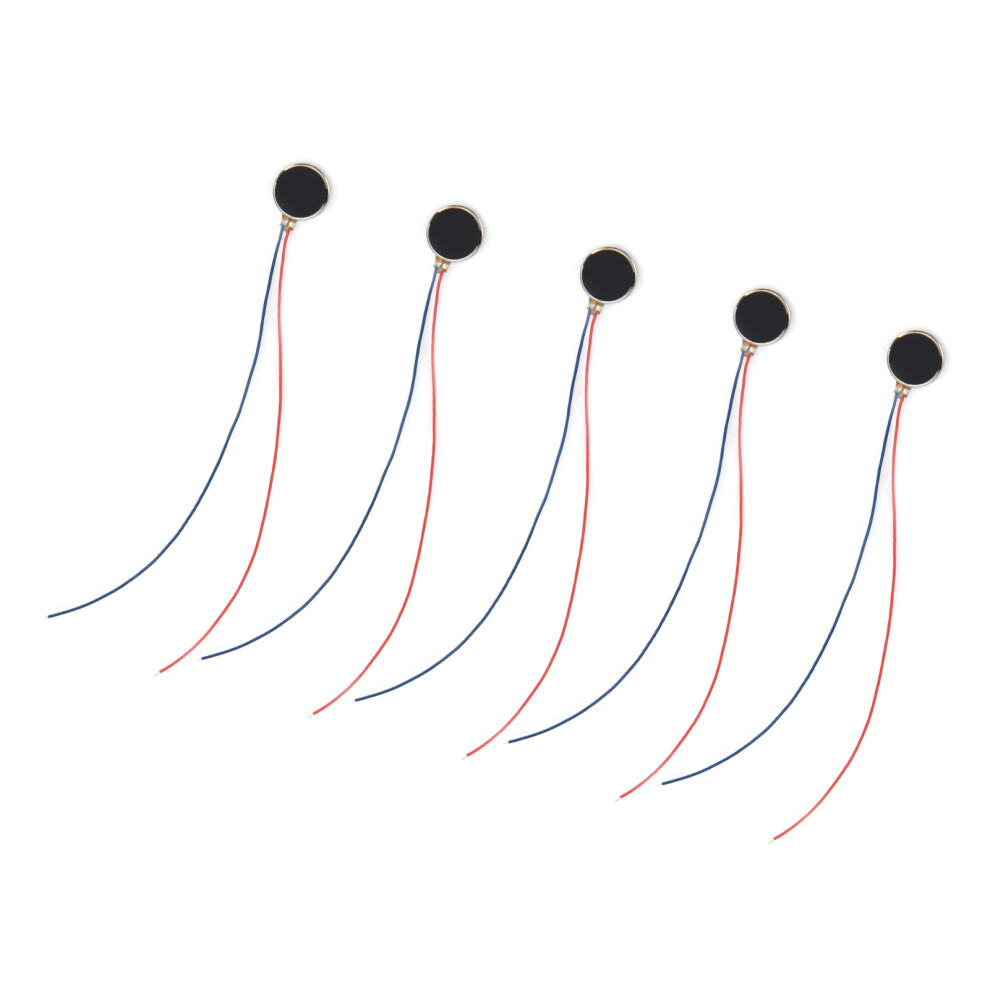 30Pcs Flat Vibration Motor Mini Coin Flat Vibrating Motor For Cellphones Toys Tablets 3 V 12000Rpm 4391322161293