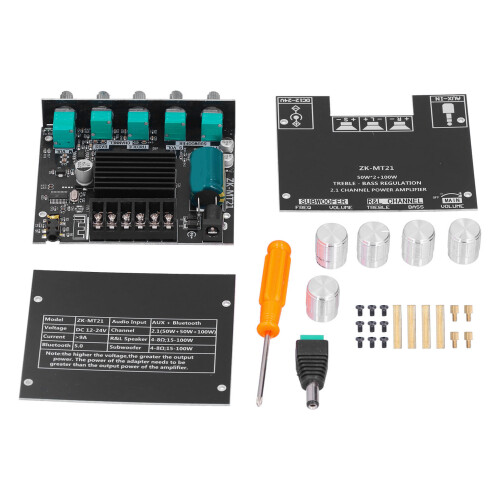 ZK-MT21 50W2 +100W Sub 2.1 canaux Carte compacte 1