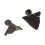 12 pièces de pieds pour boîte - Alliage, Bronze vert, Protège-angle 8