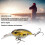 Mini leurre de pêche 2# ABS leurre micro réaliste 6,2 cm 12