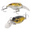 Mini leurre de pêche 2# ABS leurre micro réaliste 6,2 cm 3