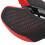 Sella da mountain bike impermeabile Nero/Rosso 6