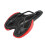 Sella da mountain bike impermeabile Nero/Rosso 1
