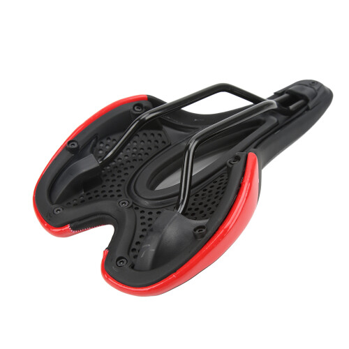 Sella da mountain bike impermeabile Nero/Rosso