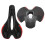 Sella da mountain bike impermeabile Nero/Rosso 8