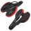 Sella da mountain bike impermeabile Nero/Rosso 11
