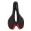 Sella da mountain bike impermeabile Nero/Rosso 13
