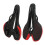 Sella da mountain bike impermeabile Nero/Rosso 10