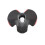 Sella da mountain bike impermeabile Nero/Rosso 14