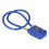 Câble antivol bleu avec alarme, code à 4 chiffres, longueur 80 cm 1