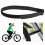 Sangle de fixation de roue de vélo, élastique noir, antidérapante, sangle pour cadre de vélo 15