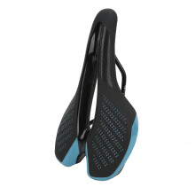D911 Sella MTB 360mA PVC con fanale posteriore Nero Blu