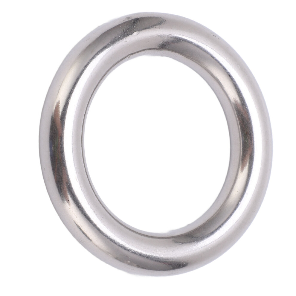 Welded O Ring Stainless Steel Welded Round Ring For Navigation Diving Hammocks And Bags10x40mm 9341322161903