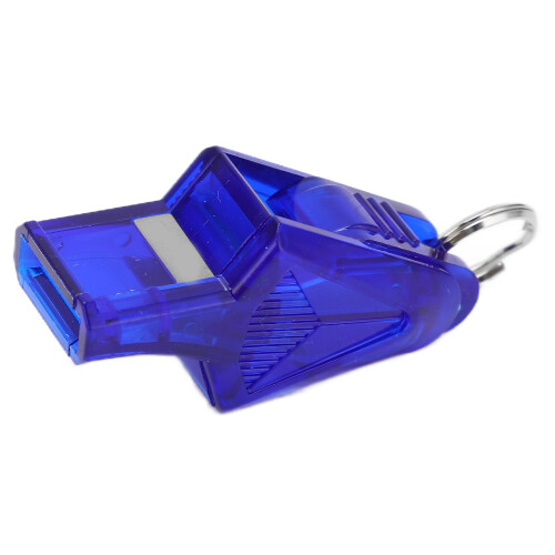 Fischietto da arbitro in plastica blu scuro, durevole 2