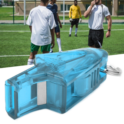 Fischietto da arbitro in plastica azzurro cielo - Durevole e portatile