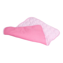 Tapis rafraîchissant pour animaux de compagnie rose taille L 70x55cm pliable et respirant