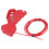 Cable Lockout High Temperature Resistance Corrosion Resistant Nylon Adjustable Safety Cable Lock 4