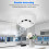 Smoke Alarm High Sensitivity Security Detector Sound Light Warning Device with Red LED Indicator 7