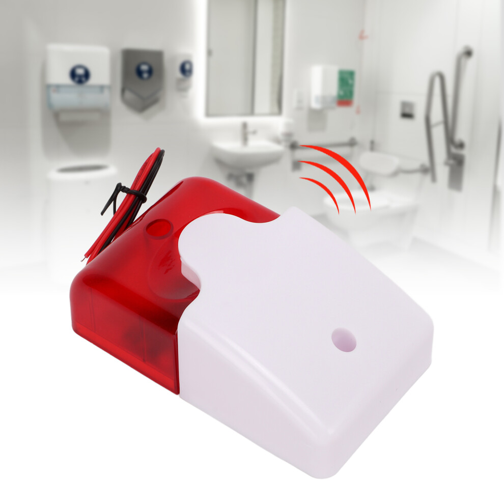 Sound Light Alarm Red Flash Good Insulation Impact Resistant Security Warning Device12v 6921322165946