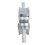 Collier de serrage 3-4cm 46-60mm acier au carbone argenté 9