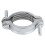 Collier de serrage 3-4cm 46-60mm acier au carbone argenté 2
