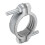 Collier de serrage 3-4cm 46-60mm acier au carbone argenté 10