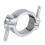 Collier de serrage 3-4cm 46-60mm acier au carbone argenté 1