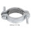 Collier de serrage 3-4cm 46-60mm acier au carbone argenté 3